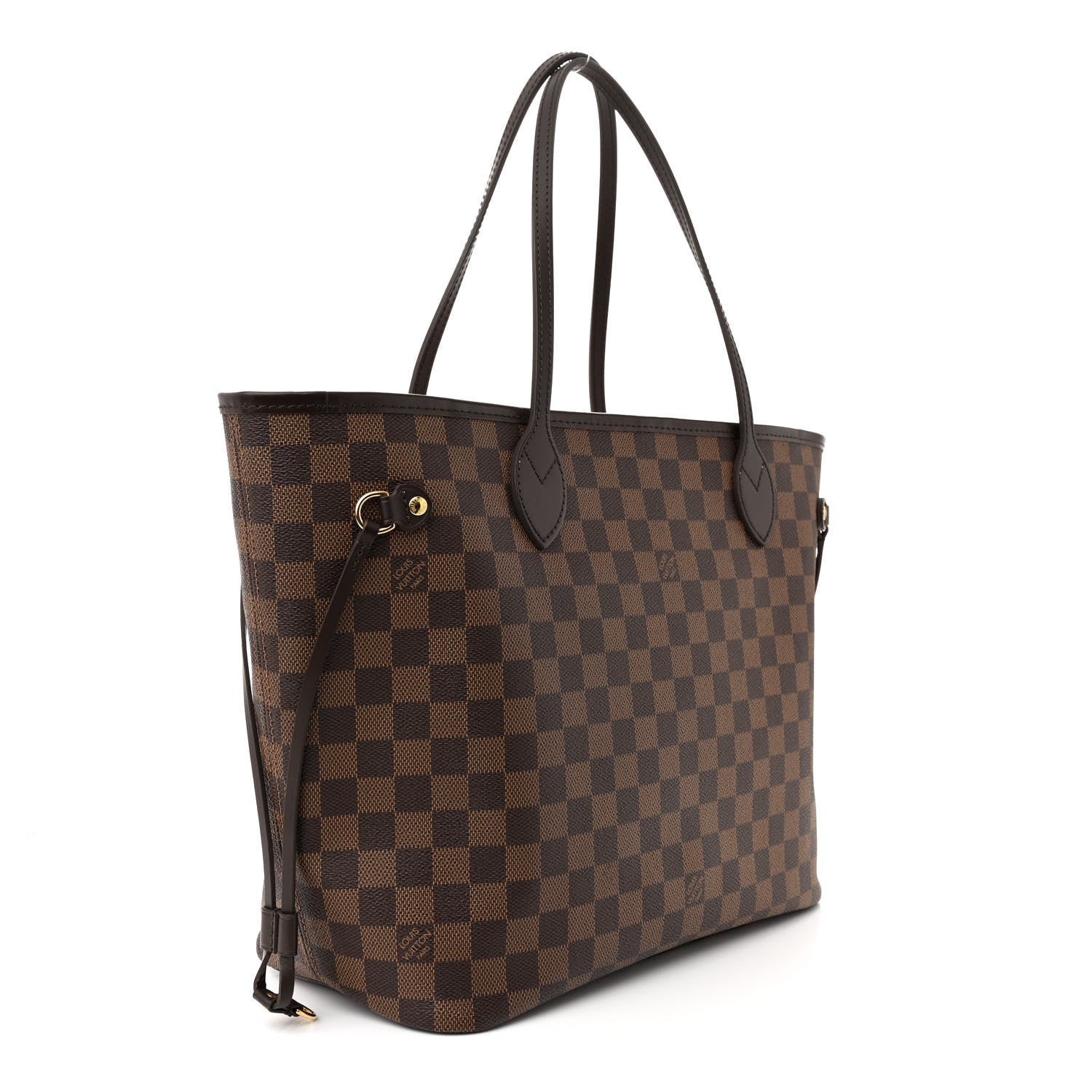 Louis Vuitton Damier Ebene Neo Neverfull MM Rose Ballerine 3 of 9