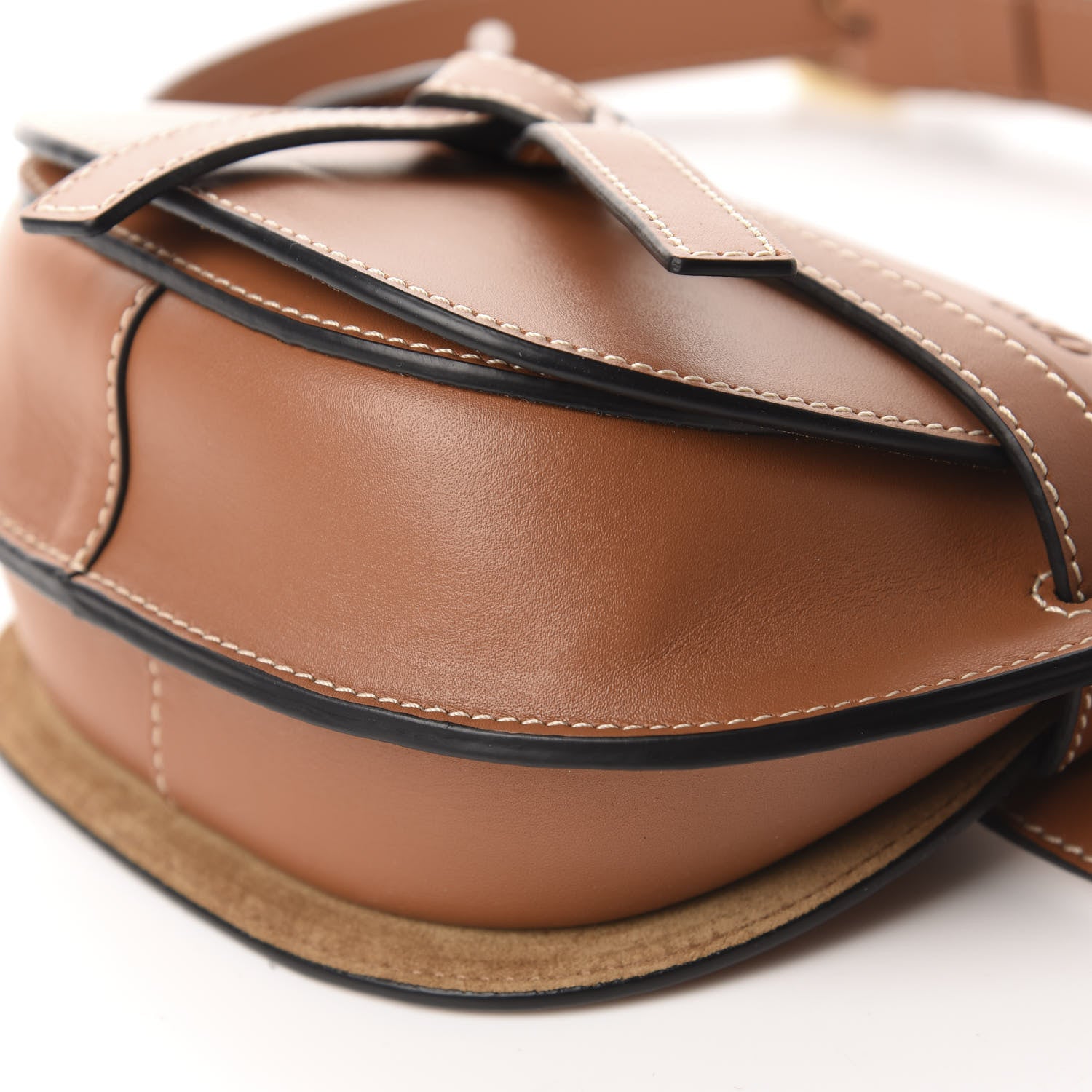 Loewe Calfskin Mini Gate Belt Bag Tan 7 of 10