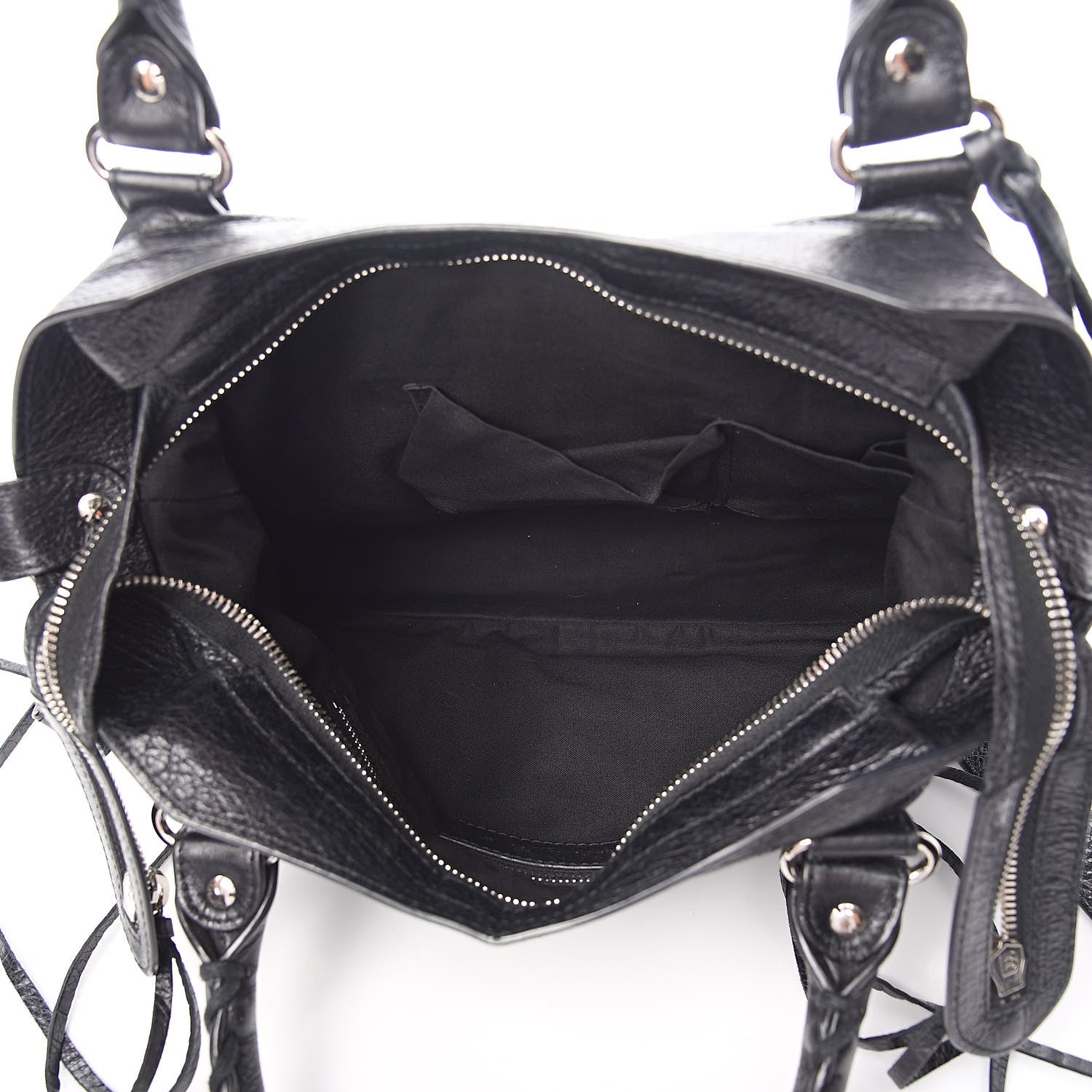 Balenciaga Agneau Classic Silver Hardware Town Black 5 of 16