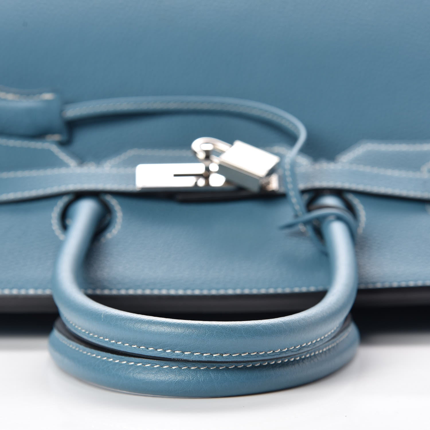 Hermes Togo Birkin 35 Blue Jean 8 of 36