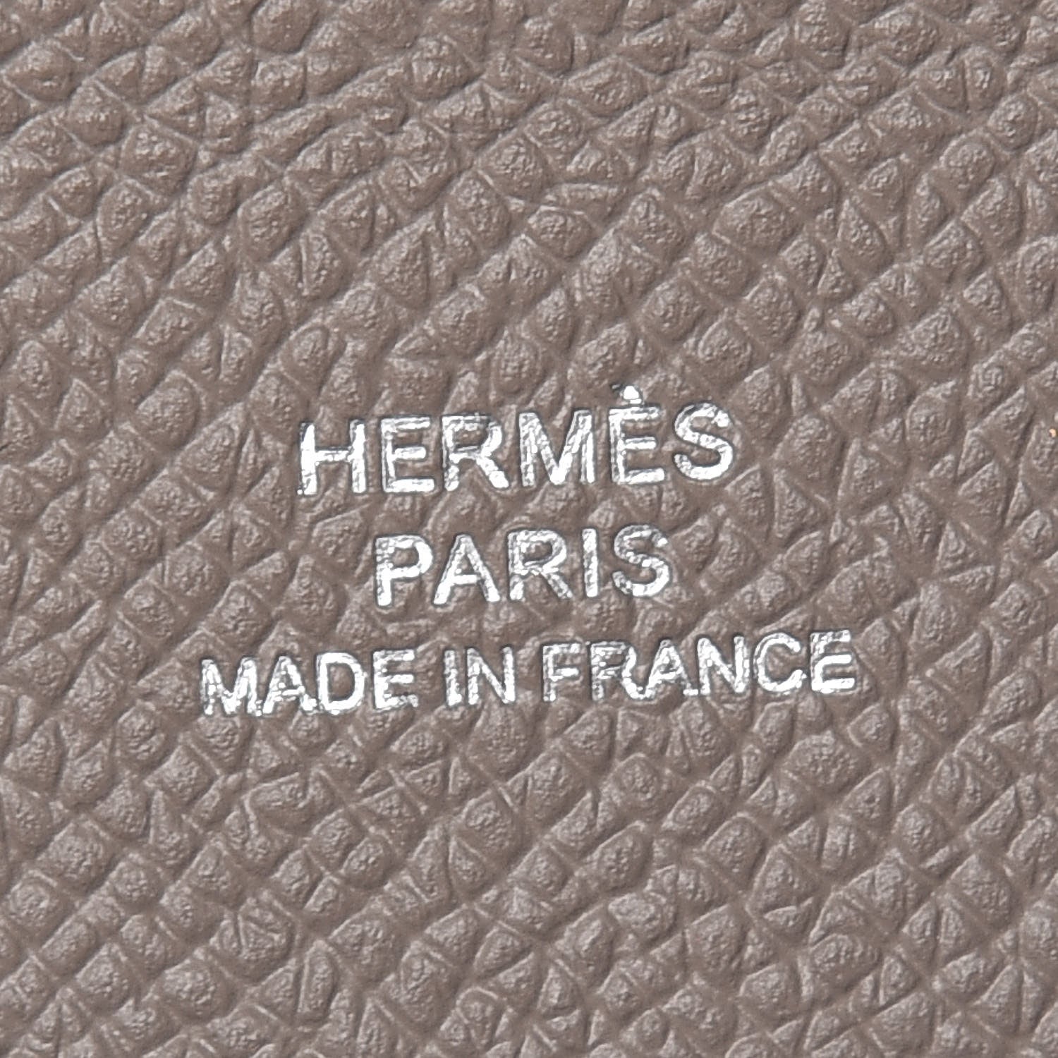 Hermes Epsom Calvi Card Case Etoupe 6 of 8