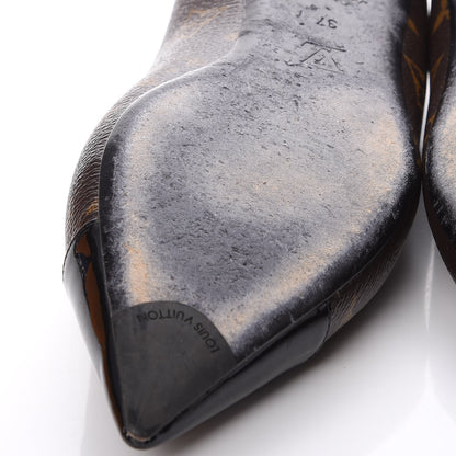 Louis Vuitton Patent Monogram Fetish Ballerina Flats 37 10 of 13