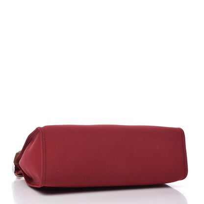 Hermes Vache Hunter Toile Herbag Zip 31 PM Rubis 4 of 10
