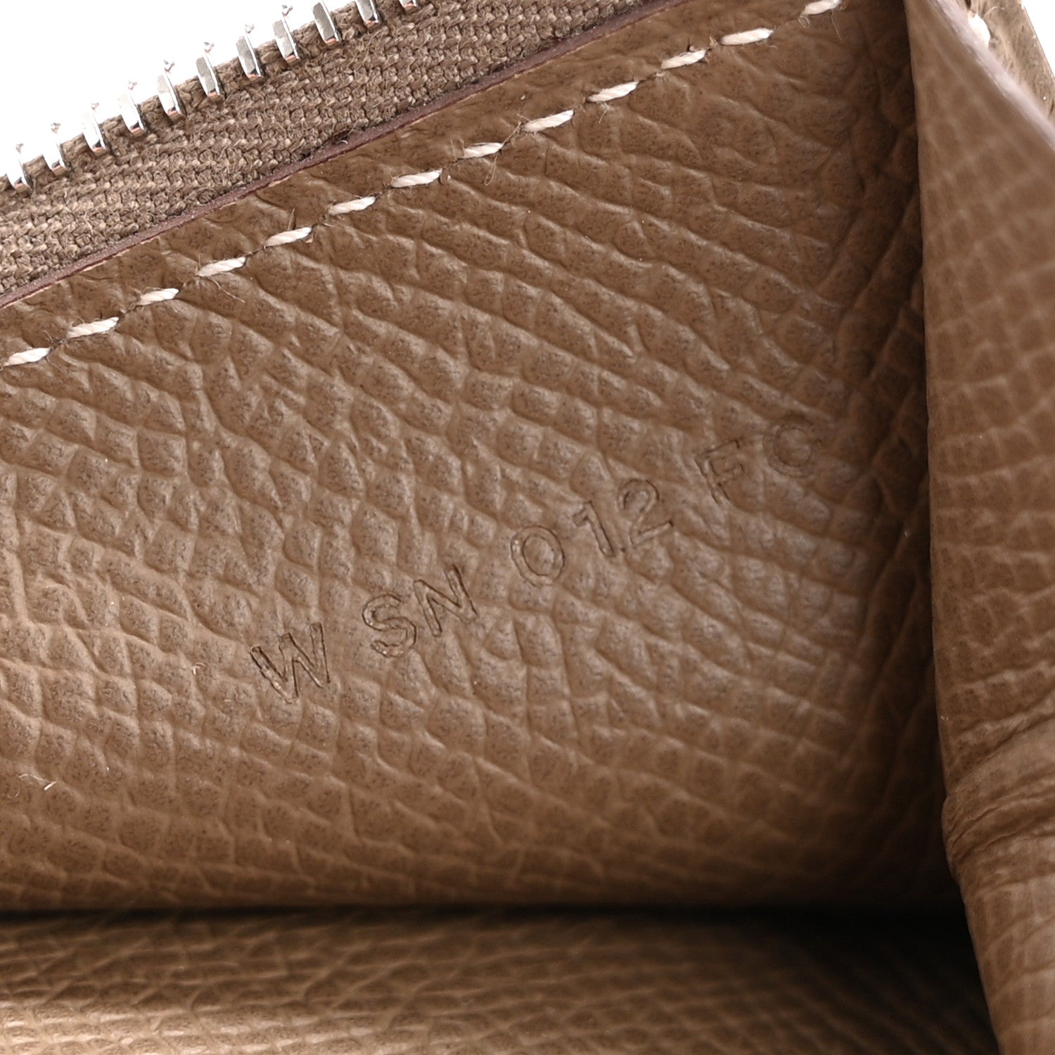 Hermes Epsom New H Passant Compact Wallet Etoupe 7 of 8