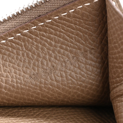 Hermes Epsom New H Passant Compact Wallet Etoupe 7 of 8