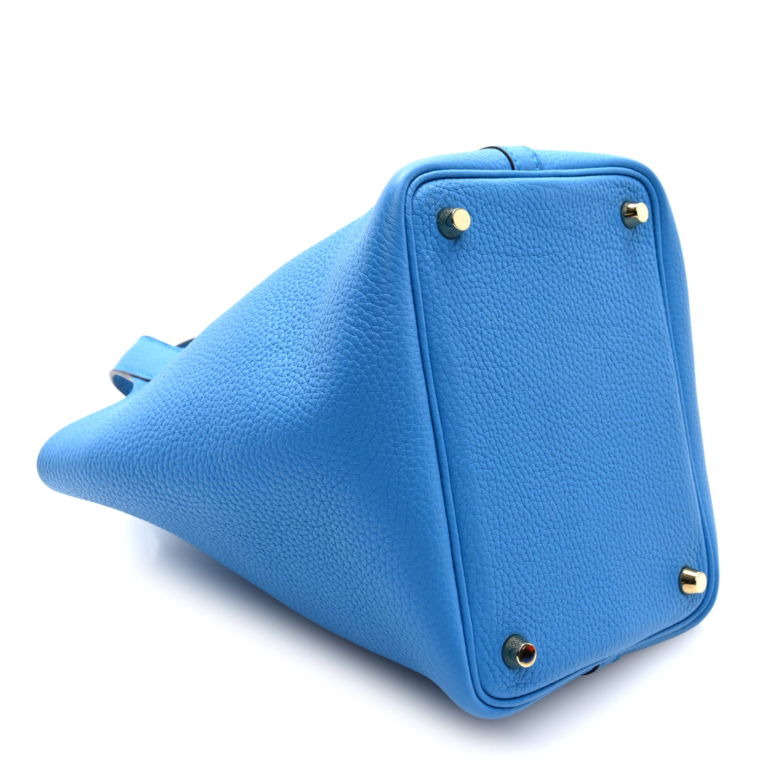 Hermes Taurillon Clemence Picotin Lock 18 PM Bleu Frida 3 of 9
