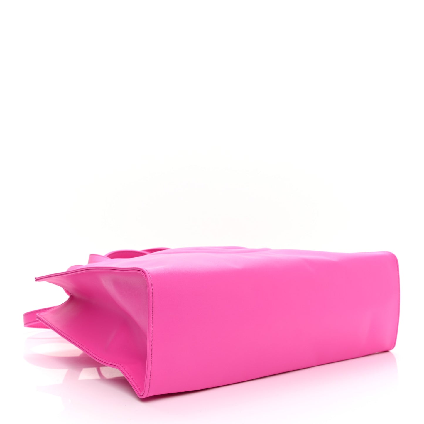 Vegan Leather Medium Shopping Bag Azalea