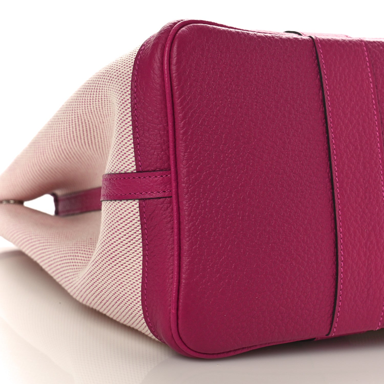 Hermes Toile Negonda Garden Party Tote 36 MM Ecru Rose Pourpre 7 of 9