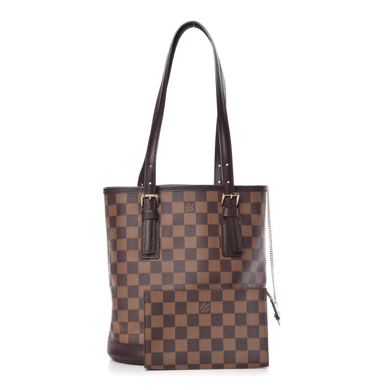 Louis Vuitton Damier Ebene Marais Bucket 23 3 of 10