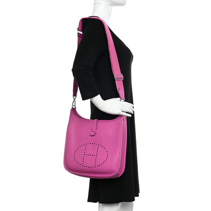 Hermes Taurillon Clemence Evelyne III PM Magnolia 2 of 13