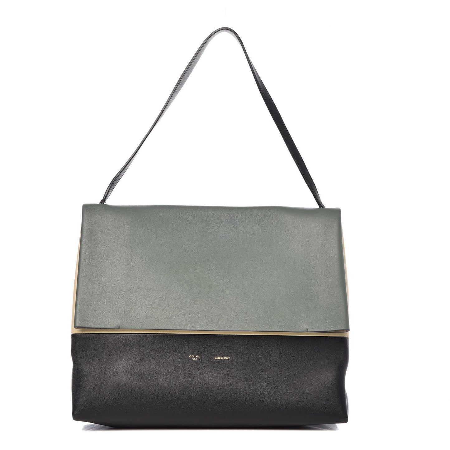 Calfskin All Soft Shoulder Bag Almond