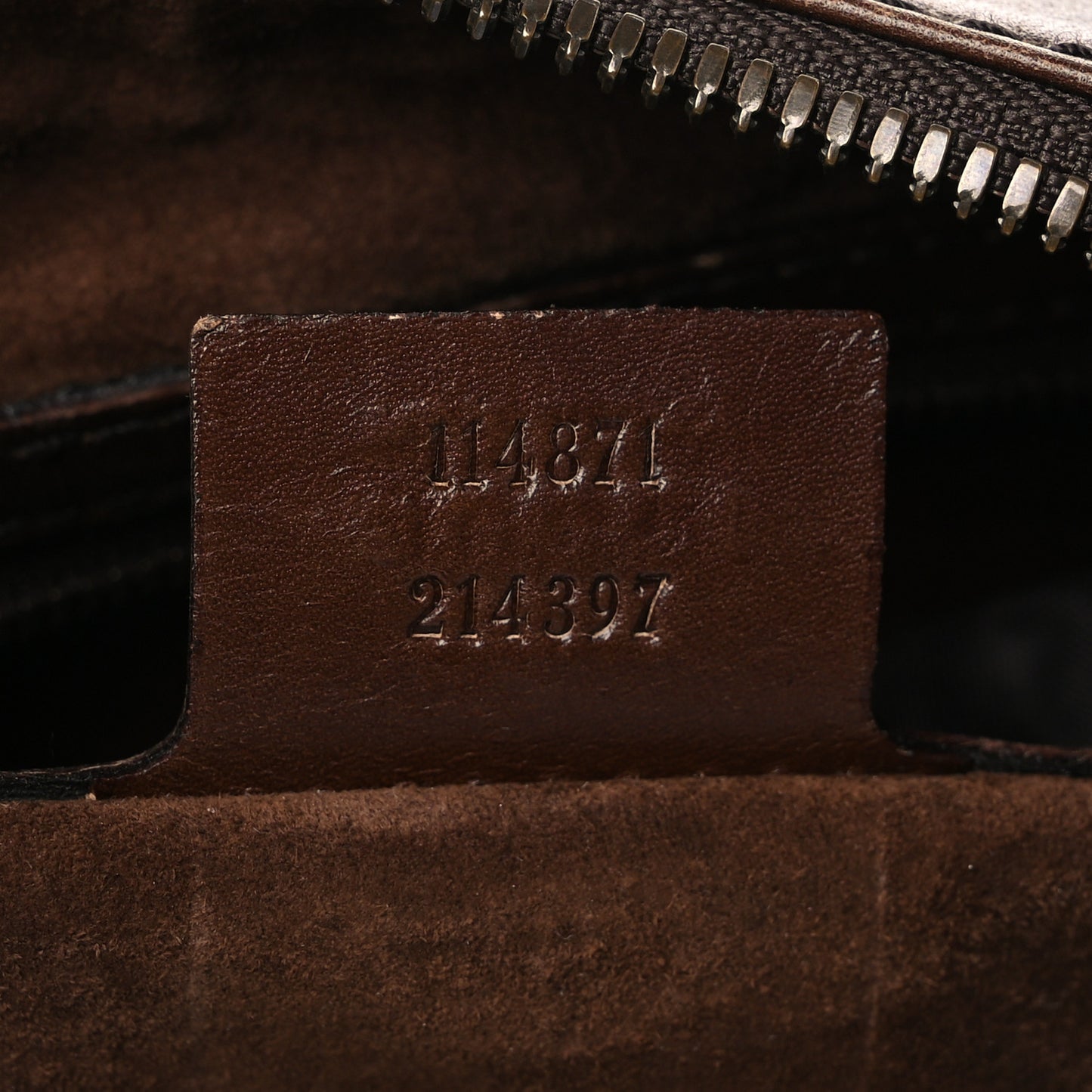 Calfskin GG Reins Hobo Brown
