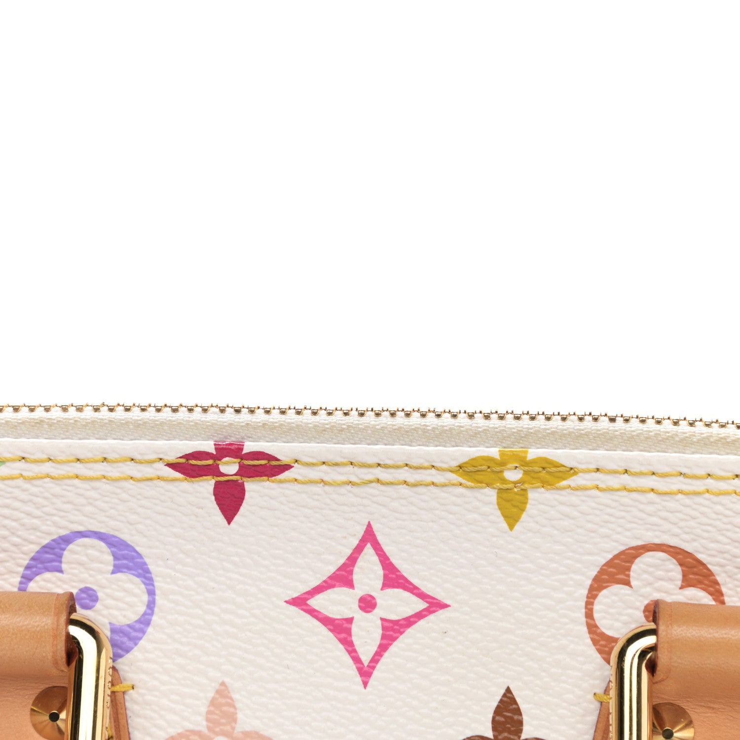 Louis Vuitton Monogram Multicolor Alma PM White 10 of 11