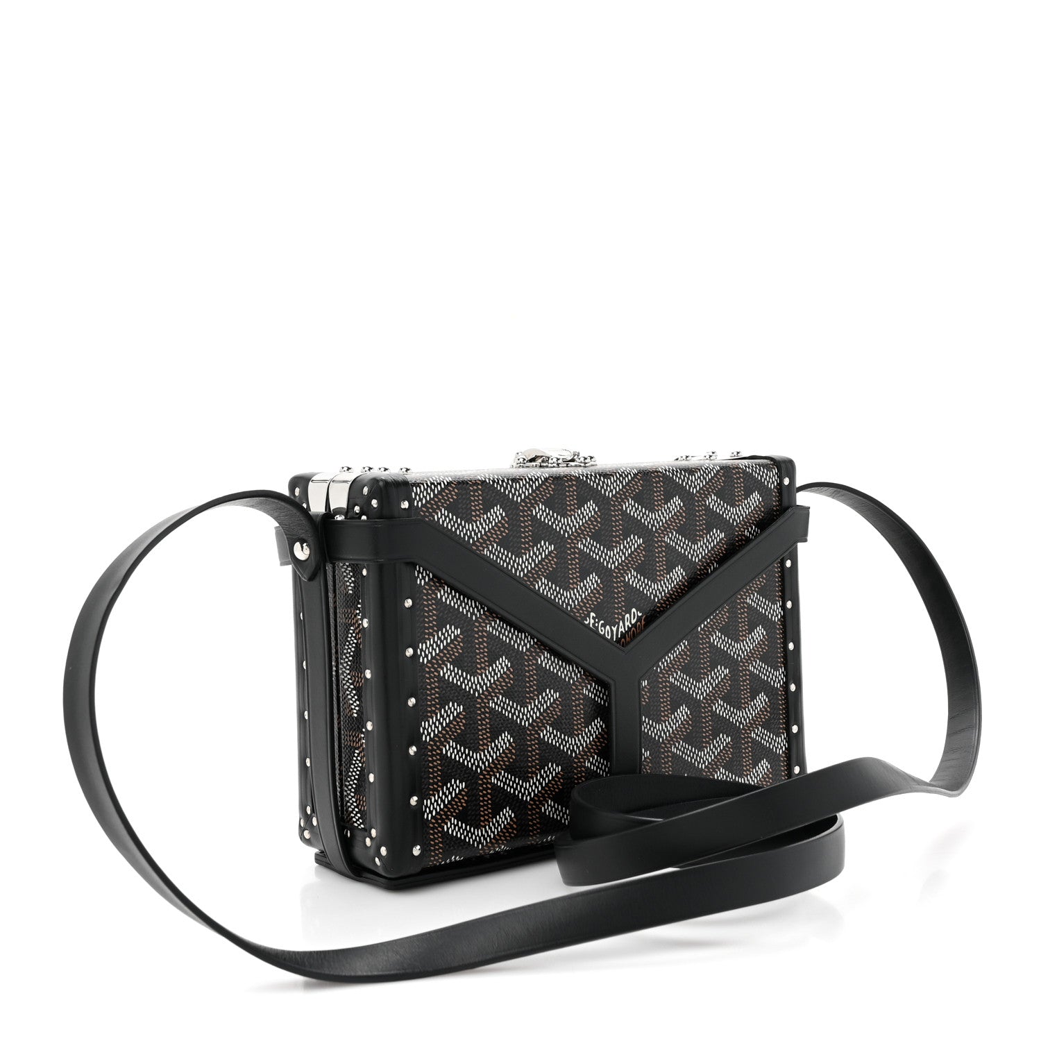 Goyard Goyardine Minaudiere Trunk Bag Black 3 of 14