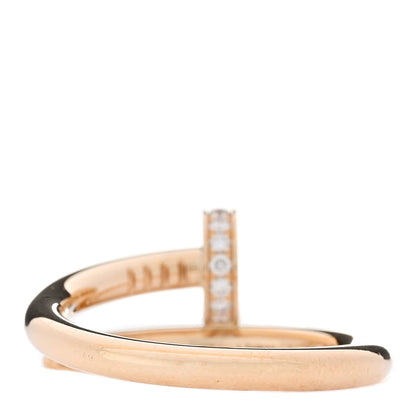 Cartier 18K Yellow Gold Diamond Juste Un Clou Ring 54 7 3 of 4