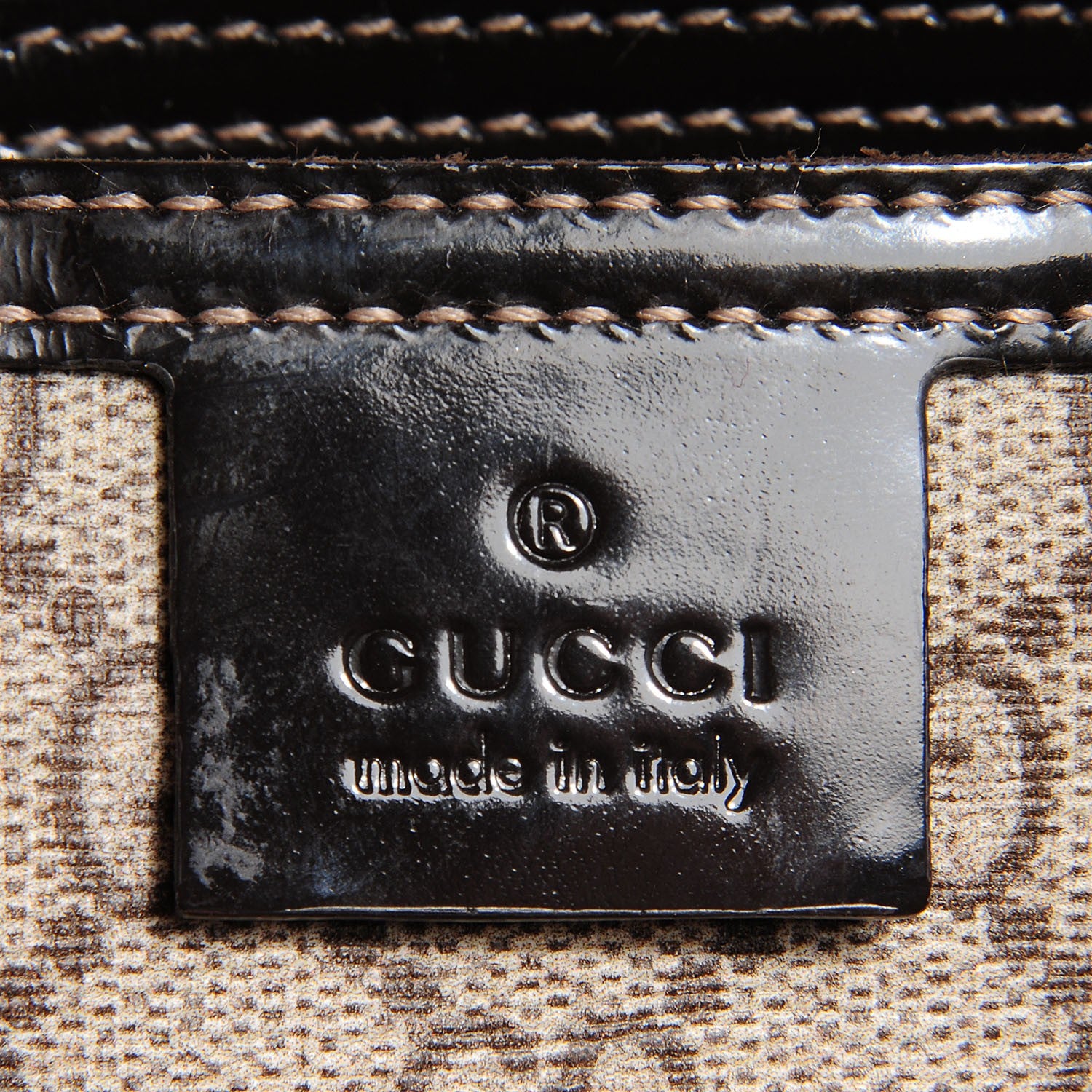 Gucci GG Plus Monogram Tattoo Heart Medium Joy Boston Dark Brown 6 of 7