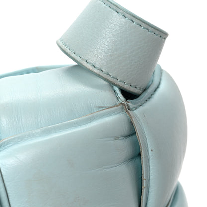 Bottega Veneta Paper Calfskin Maxi Intreccio Padded Cassette Crossbody Bag Spearmint 11 of 11