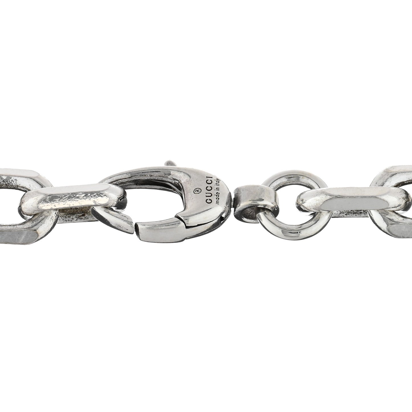 Sterling Silver Narrow Interlocking G Link Bracelet