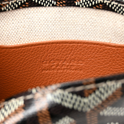 Goyard Goyardine Plumet Wallet Clutch Black Gold 8 of 12