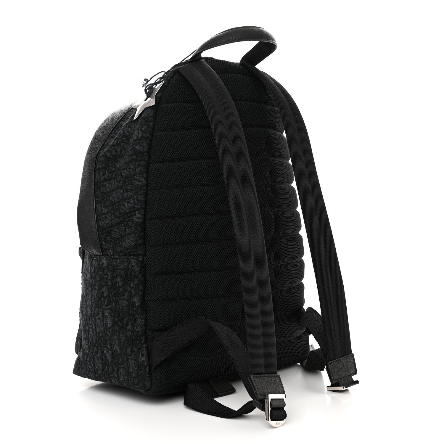 Christian Dior Oblique Calfskin Rider Backpack Black 3 of 9