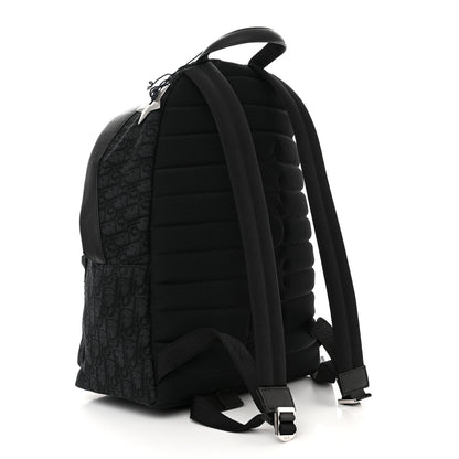 Christian Dior Oblique Calfskin Rider Backpack Black 3 of 9