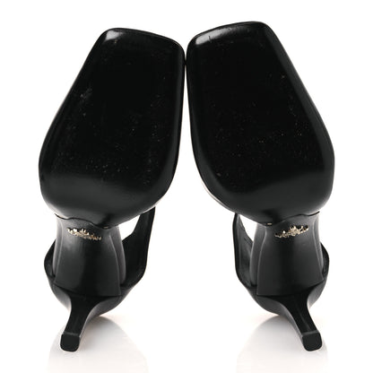 Prada Spazzolato Mary Jane Pumps 39 Black 7 of 15