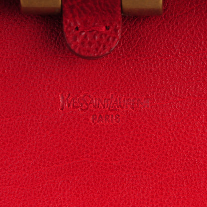Saint Laurent Calfskin Large Muse Red 6 of 8