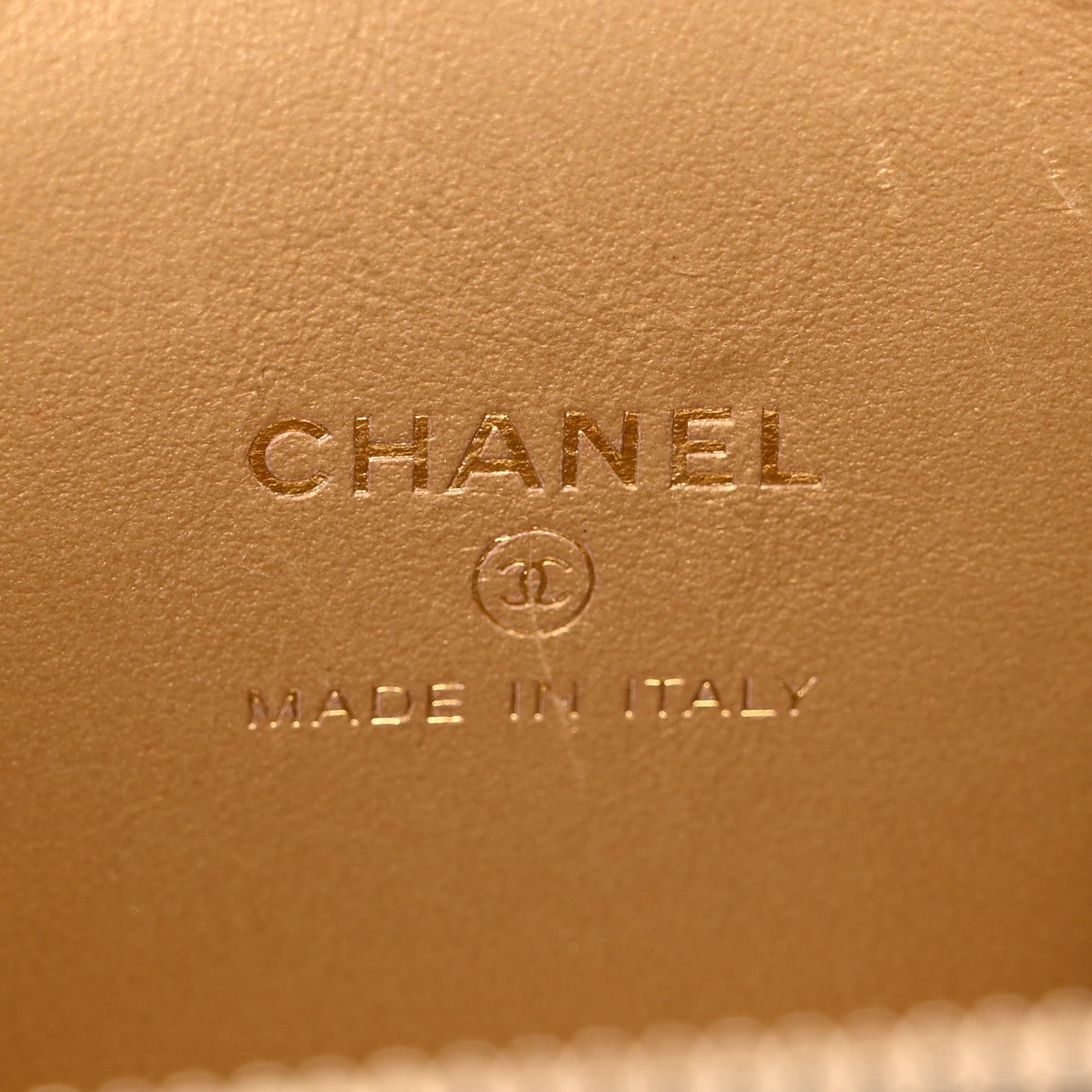 Chanel Lambskin Quilted Mini Pearl Crush Vanity Case With Chain Black 6 of 13