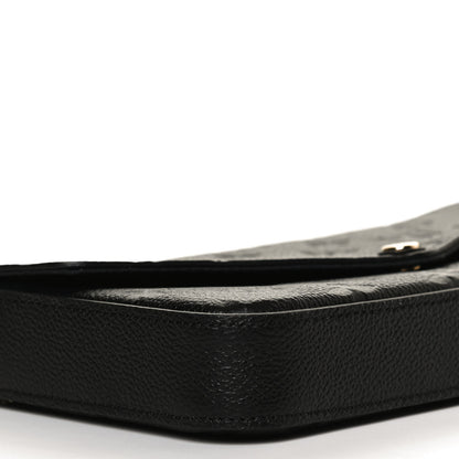 Louis Vuitton Empreinte Pochette Felicie Chain Wallet Black 11 of 12