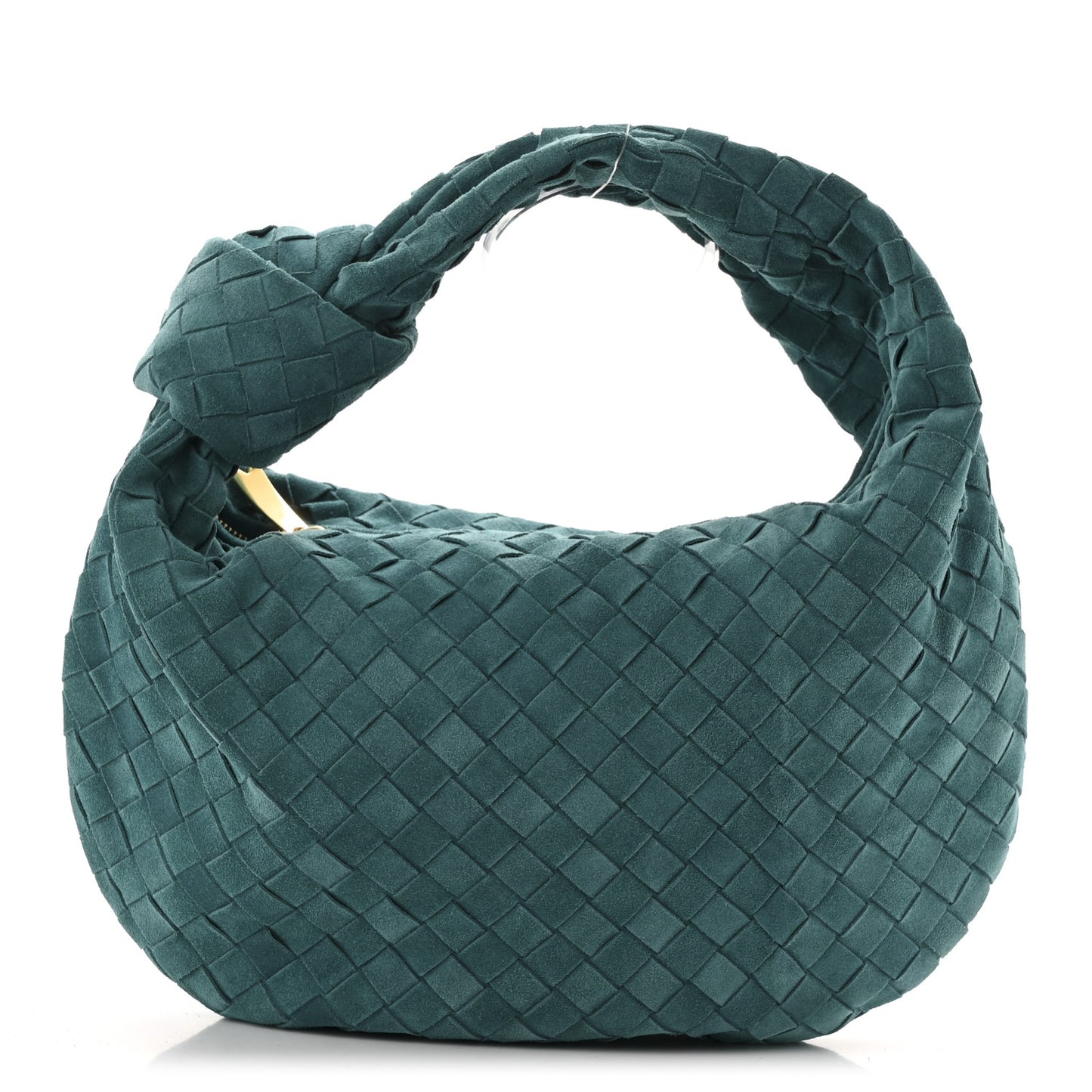 Suede Calfskin Intrecciato Teen Jodie Hobo Scuba