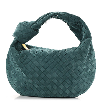 Bottega Veneta Suede Calfskin Intrecciato Teen Jodie Hobo Scuba 1 of 10