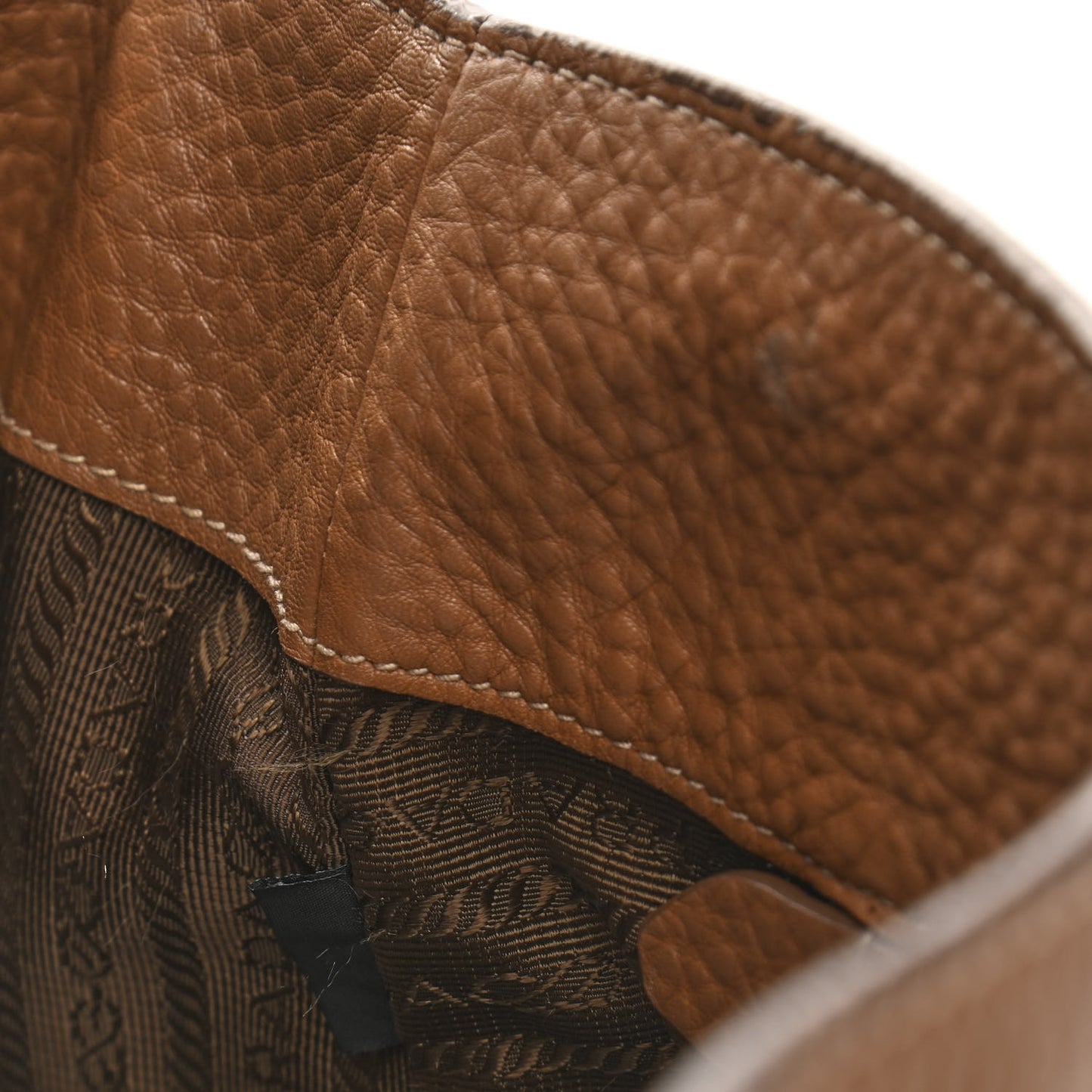 Vitello Daino Side Pocket Hobo Cuoio
