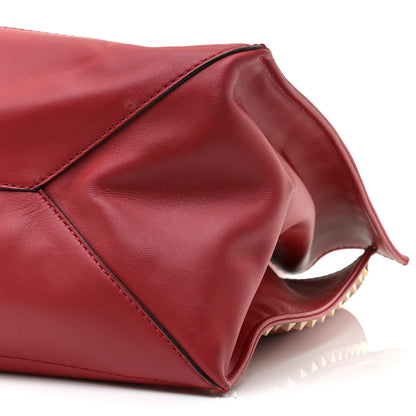 Valentino Garavani Nappa Medium Rockstud Soft Tote Red 7 of 11