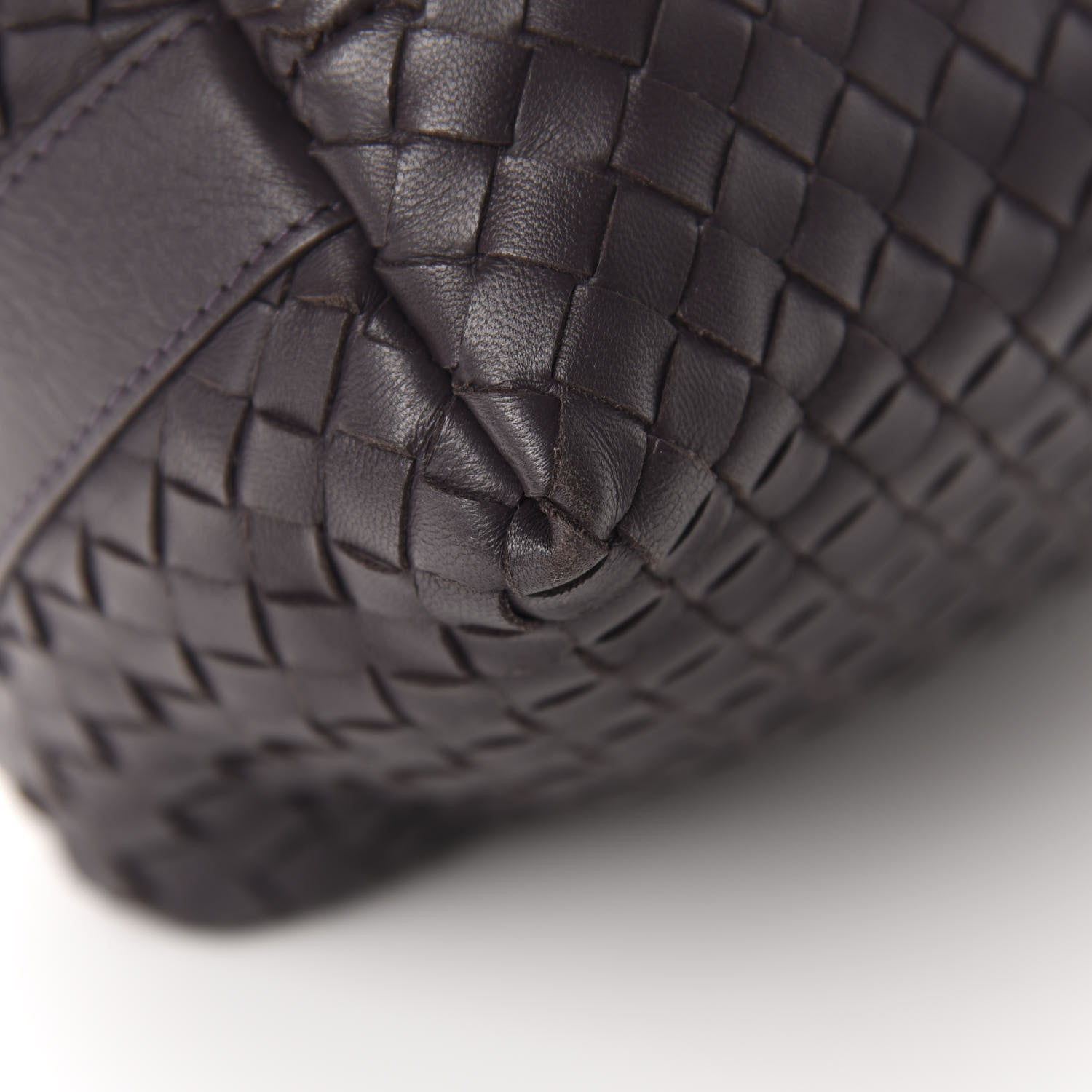 Bottega Veneta Nappa Intrecciato Large Cosmetic Case Ebano 11 of 13