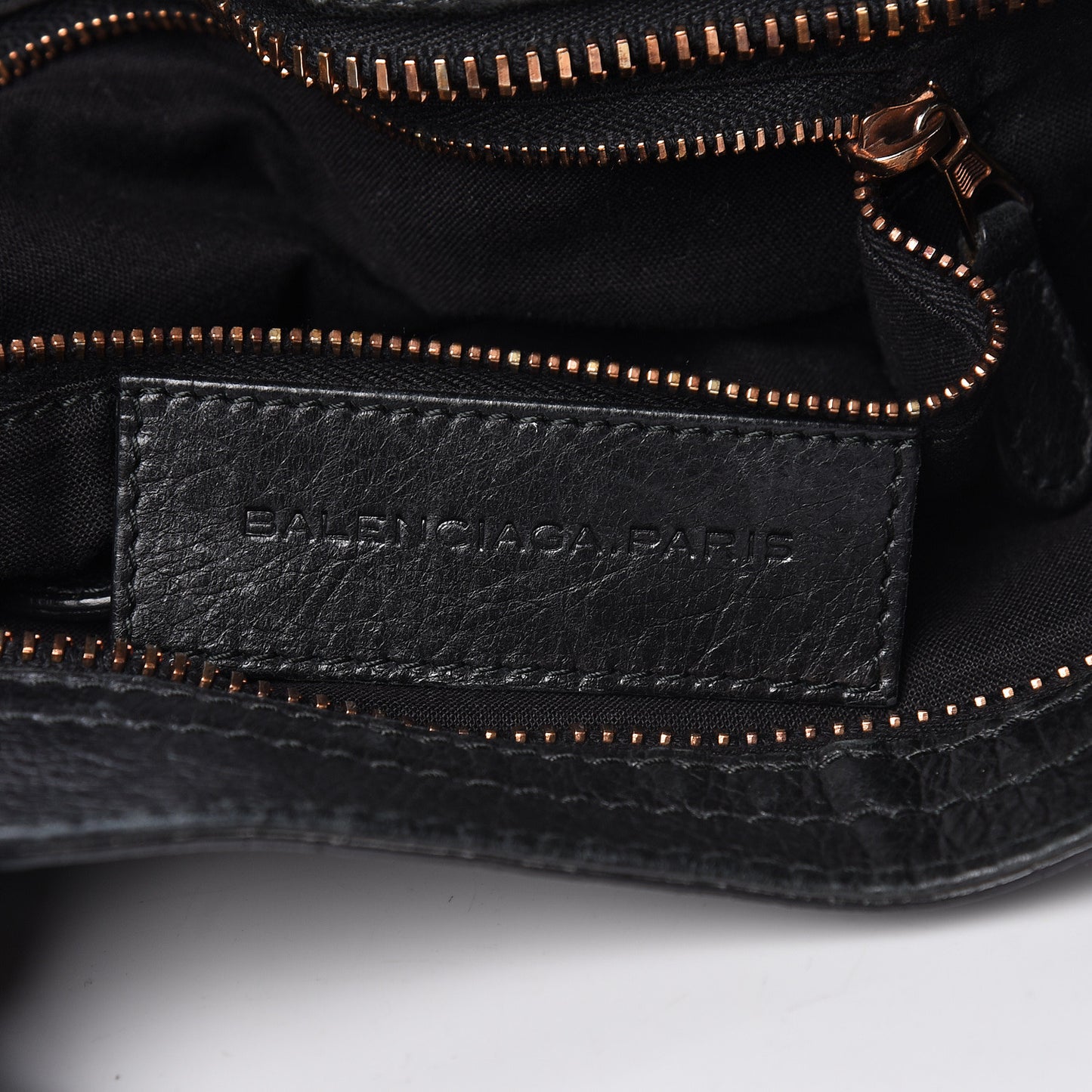 Agneau Giant 21 Rose Gold Hardware City Black
