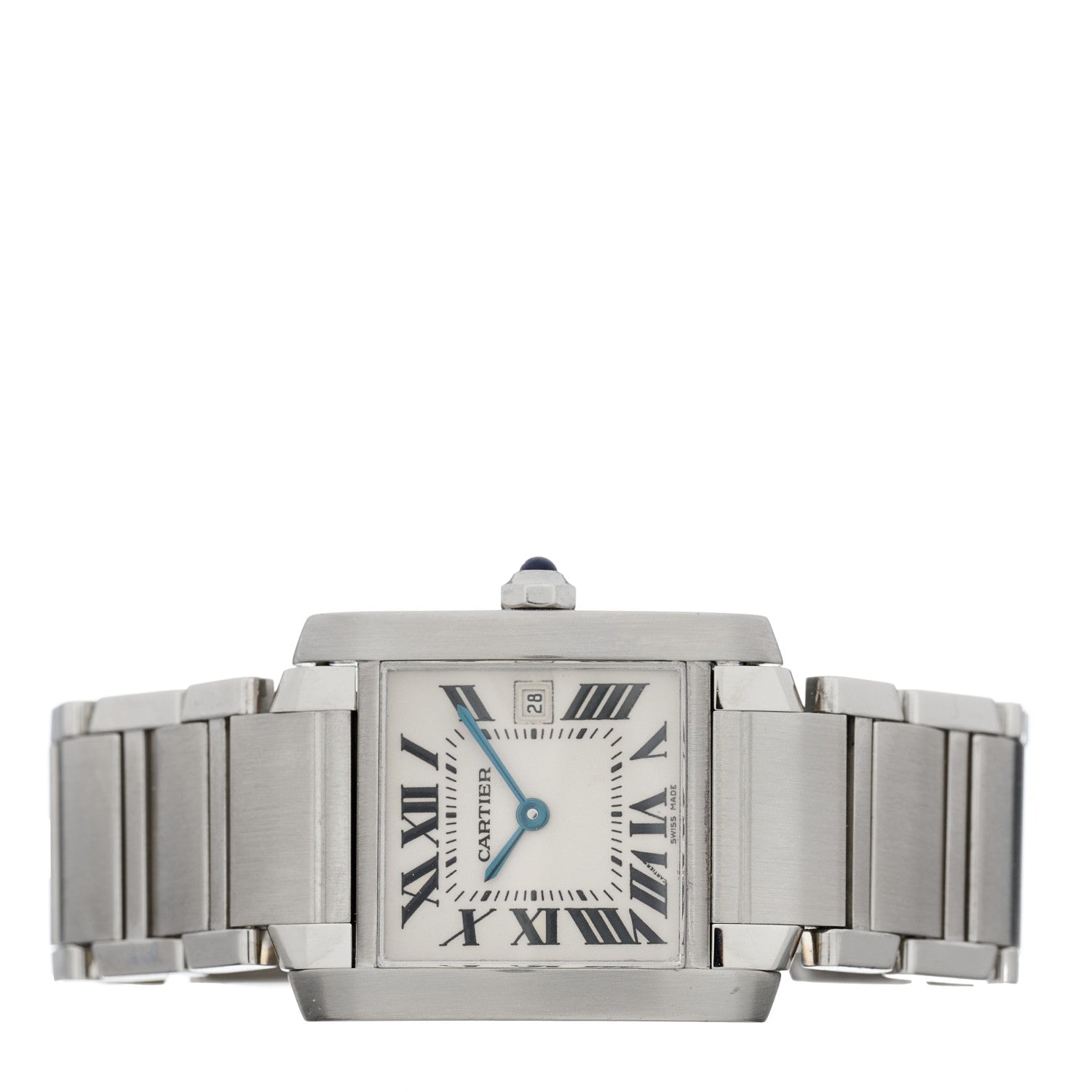 Cartier Stainless Steel 25mm Tank Francaise Quartz Watch 2 of 4