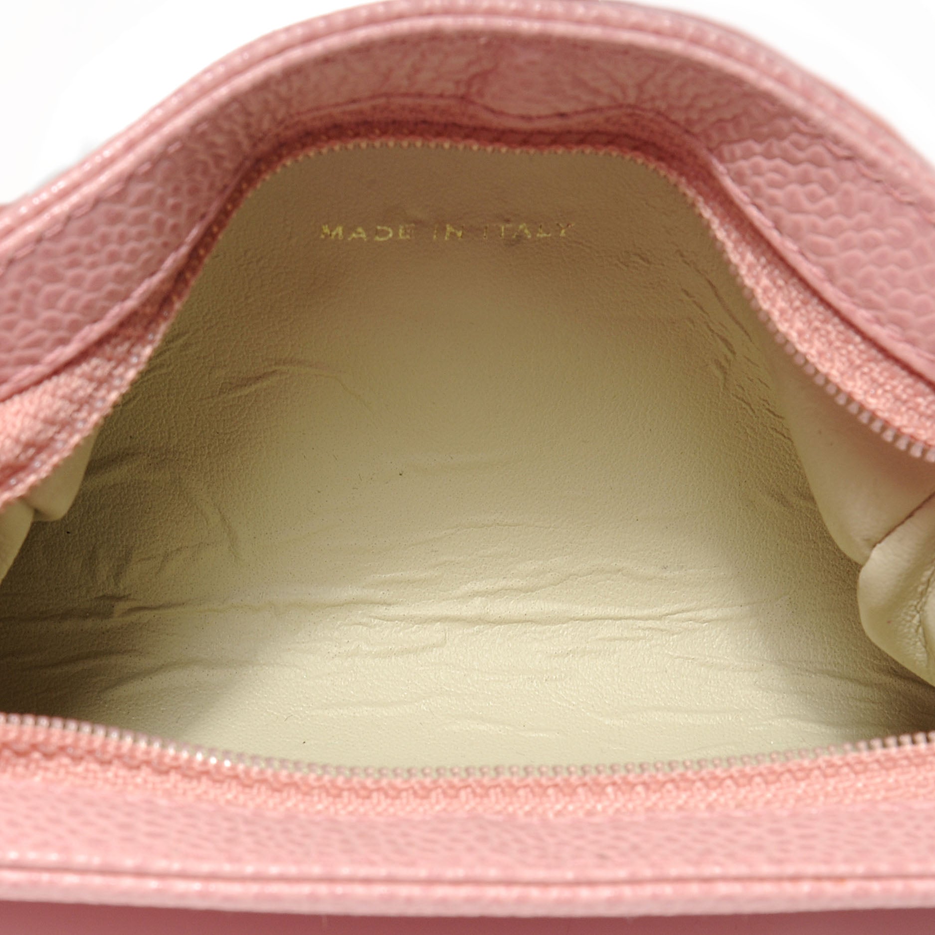 Chanel Caviar CC Small Cosmetic Pouch Pink 5 of 8