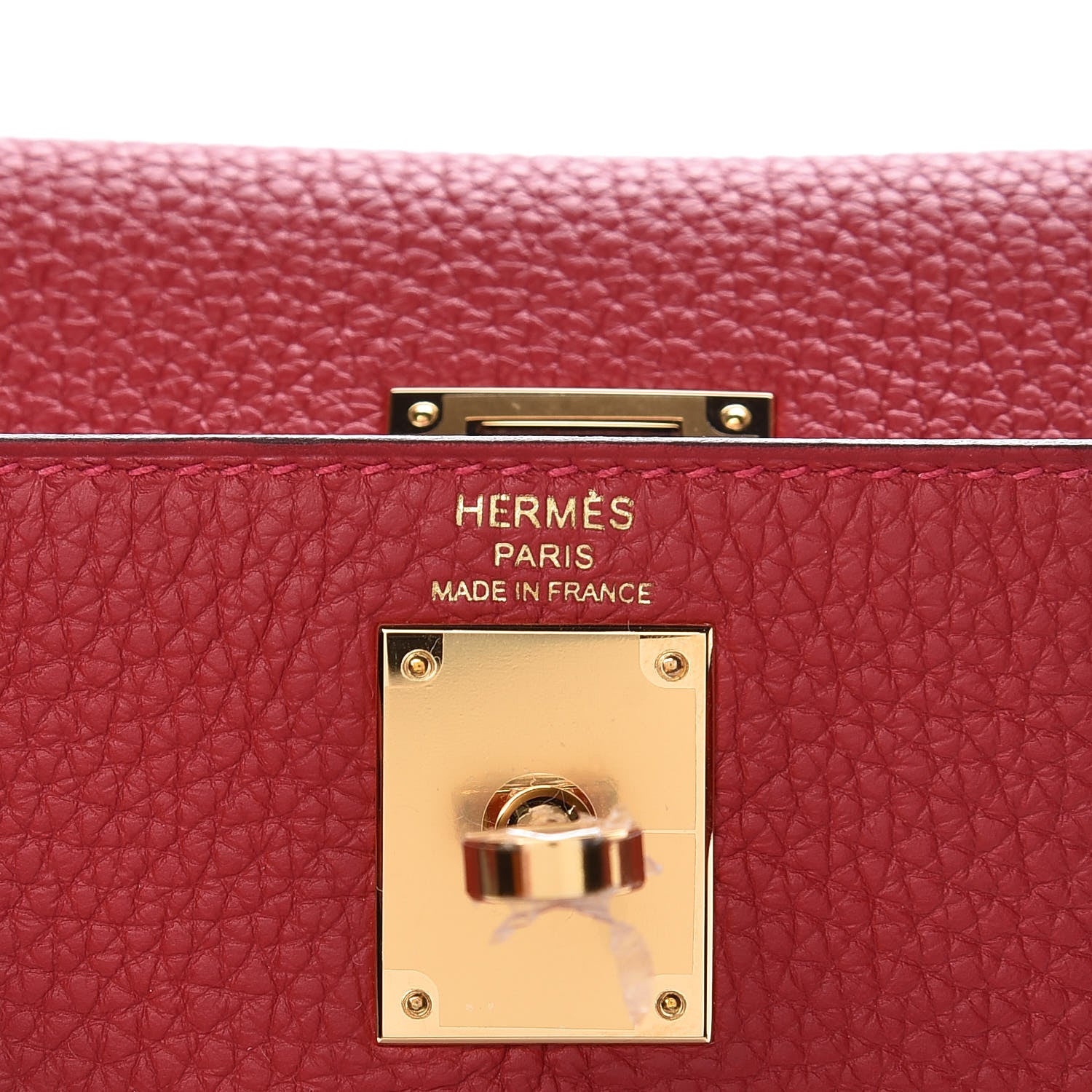 Hermes Togo Kelly Ado Backpack Rouge Casaque 6 of 8