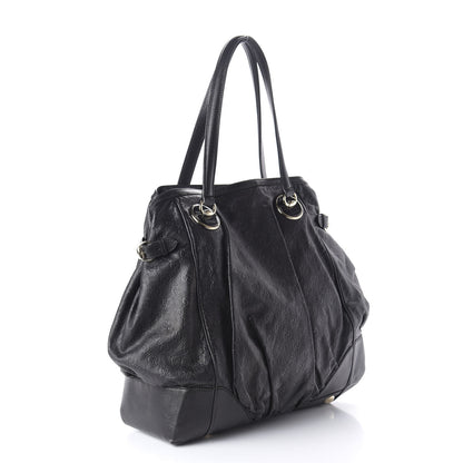 Gucci Guccissima Large Full Moon Tote Black 3 of 12