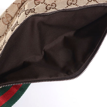 Gucci Monogram Web Belt Bag Dark Brown 7 of 9