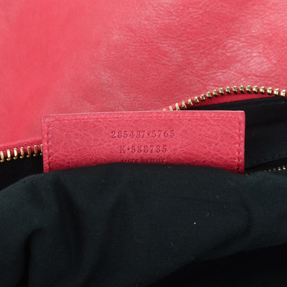 Balenciaga Agneau Giant 12 Rose Gold Hardware Day Hobo Rose Thulian 7 of 7