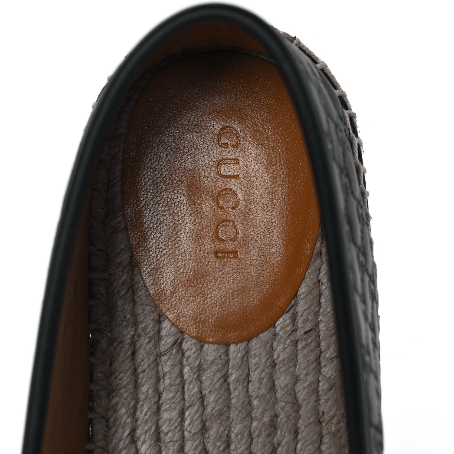 Gucci Microguccissima Signature Espadrilles 39.5 Black 7 of 9