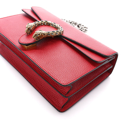 Gucci Dollar Calfskin Swarovski Crystal Small Dionysus Shoulder Bag Hibiscus Red 12 of 12
