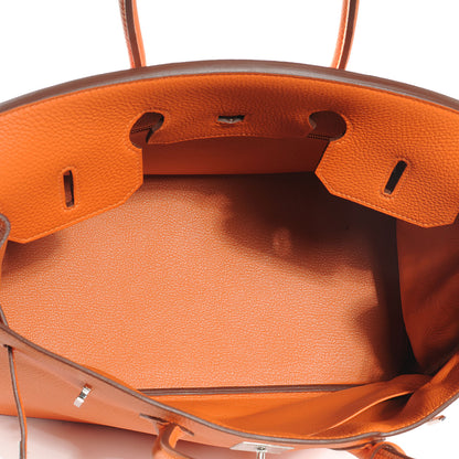 Hermes Togo Birkin 35 Orange 6 of 9