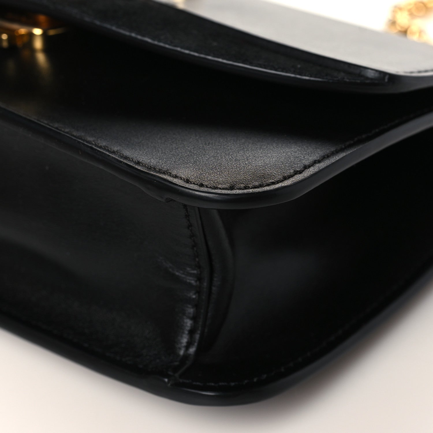 Chloe Calfskin Suede C Clutch With Chain Black 9 of 9