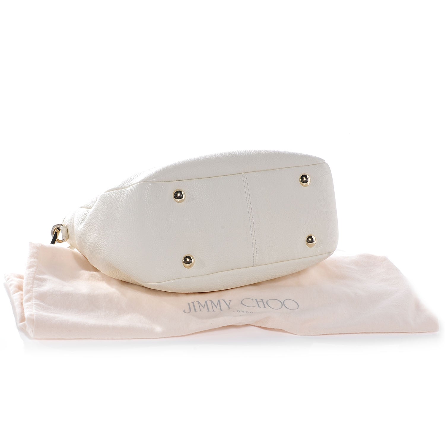 Jimmy Choo Calfskin Rania White 4 of 7