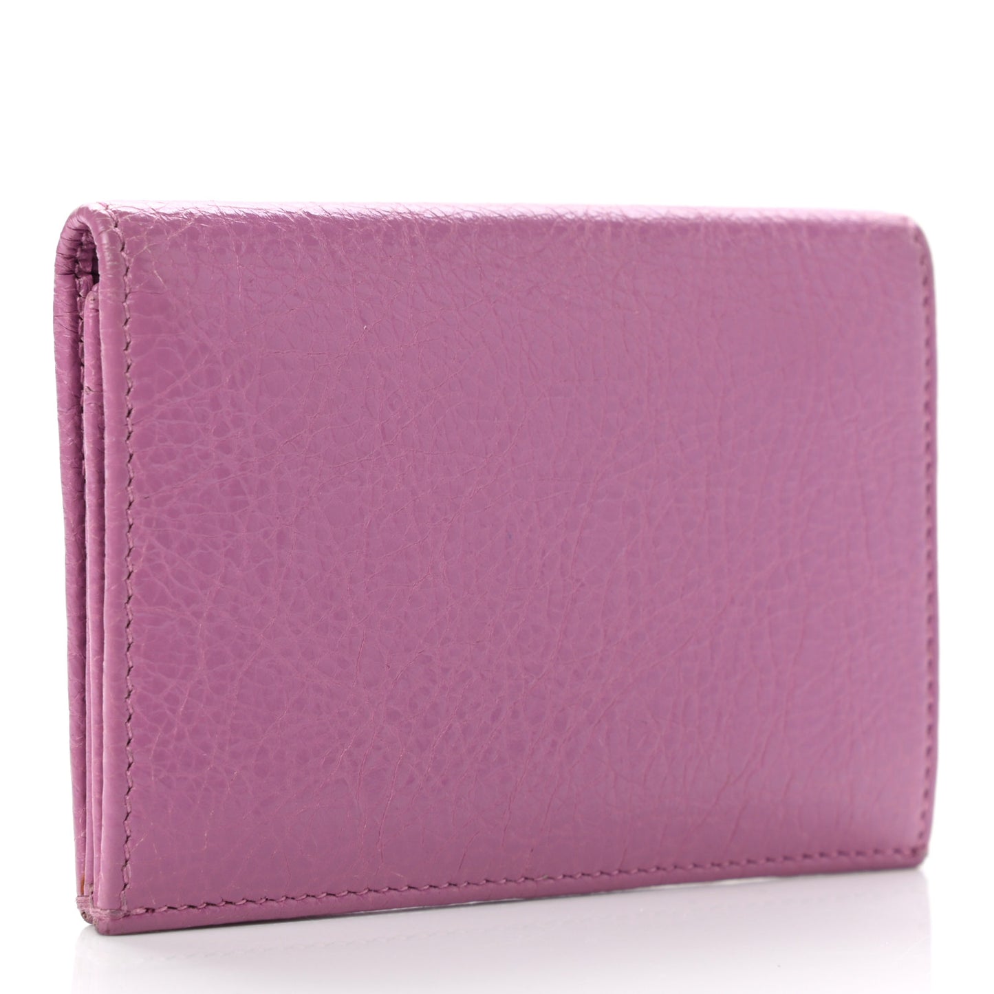 Agneau Classic Hardware Card Case Rose Berlingot