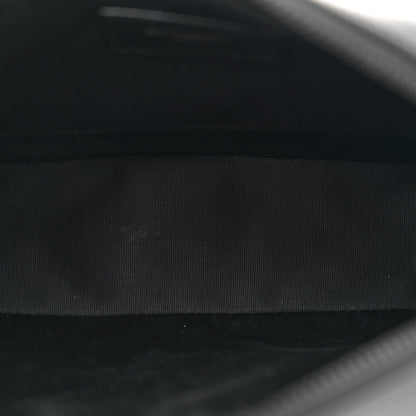 Saint Laurent Calfskin Matelasse Monogram Monochrome Lou Camera Bag Black 5 of 10