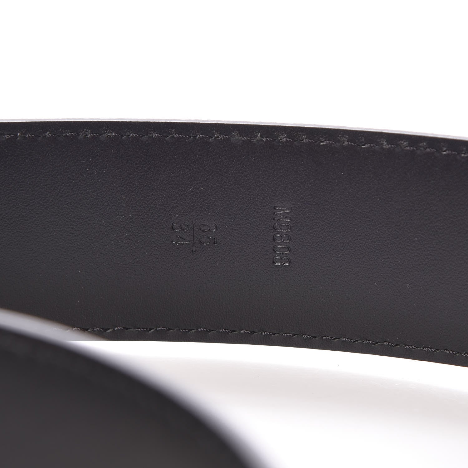 Louis Vuitton Damier Graphite LV Initiales Belt 85 34 5 of 7