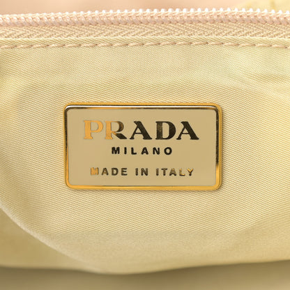 Prada Satin Raso Shoulder Bag Gold 6 of 11